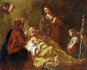 Giovanni Battista Piazzetta Death of Joseph painting